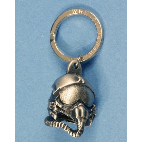 PORTE CLE CASQUE PILOTE DE CHASSE CLIVEDON
