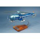 AS316 Alouette III Gendarmerie Maquette Bois 1/25