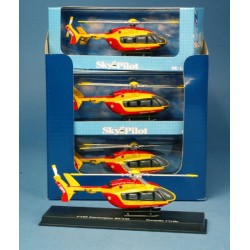 EC145 Securite Civile mini helicoptere metal 1/100 New Ray