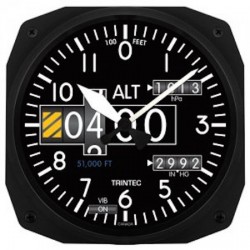 Altimeter Modern Wall clock 25x25cm Horloge Aviation 