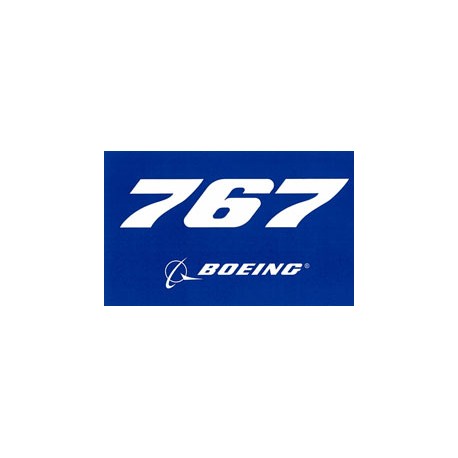 Autocollant Boeing 767