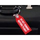 BAG TAG " DO NOT REMOVE BEFORE FLIGHT" ROUGE