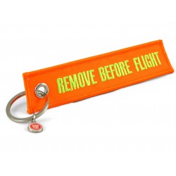 PORTE CLE REMOVE BEFORE FLIGHT VIOLET/ORANGE/VERT