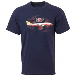 T-Shirt Boeing 747-8 Graphic Profil