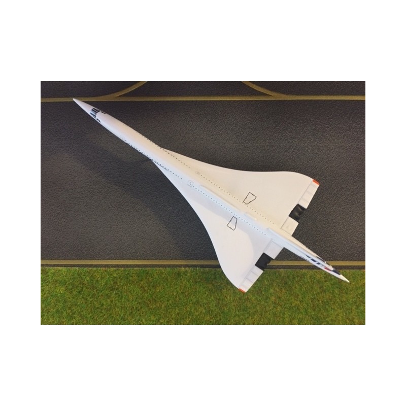 Ancienne photographie de l'avion Concorde Air France datée 2003 30 cm x 21 cm 