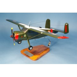 Broussard MH.58 " ARMÉE DE L'AIR FRANÇAISE " AVION BOIS 1/24