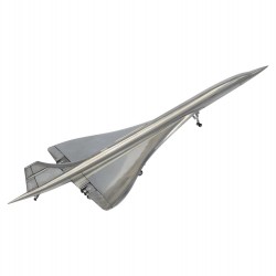 Concorde en métal poli 1/200