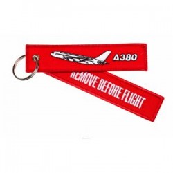 PORTE CLE AIRBUS A380 REMOVE ROUGE
