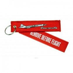 PORTE CLE CONCORDE REMOVE ROUGE