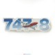 Pins Boeing 747 Sky