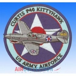 Patch Curtis P40 Kittyhawk USAAF