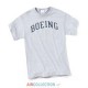 T-Shirt Boeing Varsity Athletic Gris